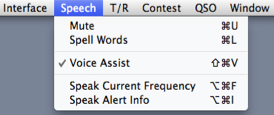 speech menu